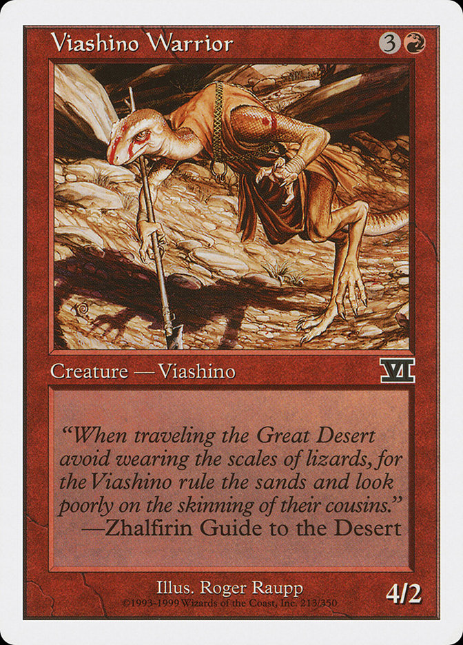 Viashino Warrior [Classic Sixth Edition] | KingTCG.ca