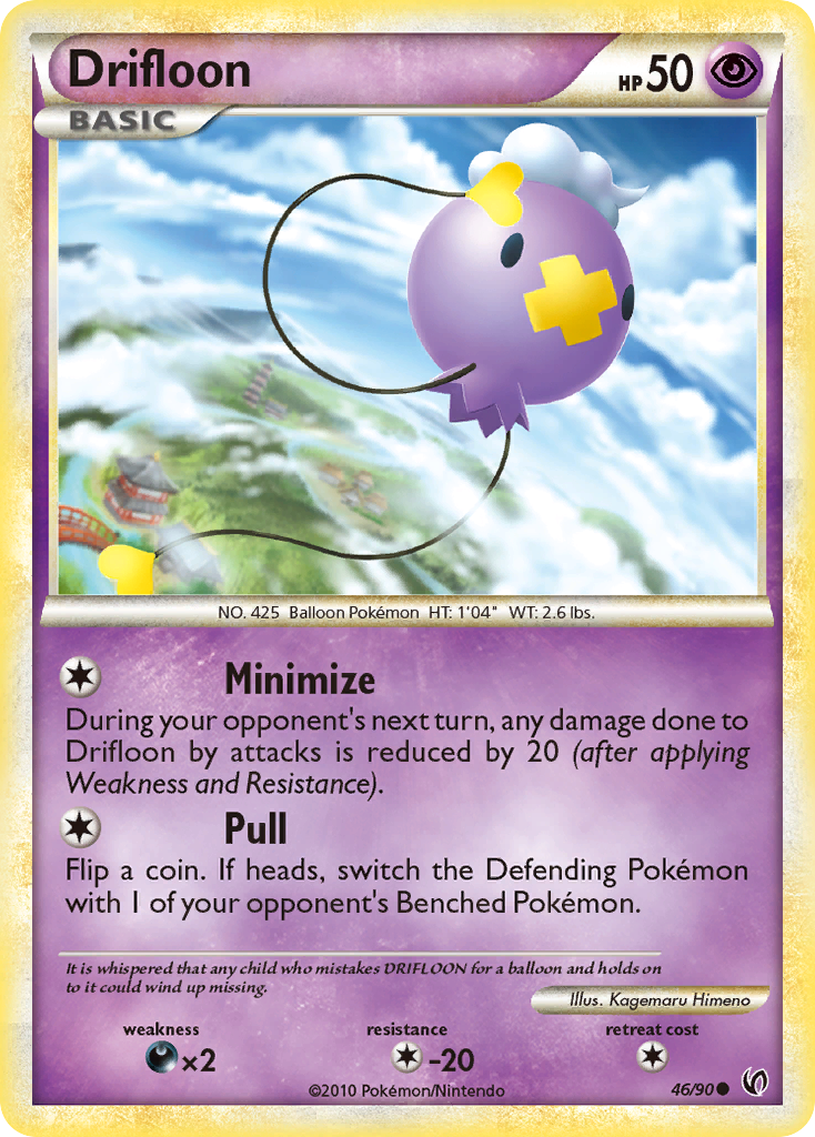 Drifloon (46/90) [HeartGold & SoulSilver: Undaunted] | KingTCG.ca