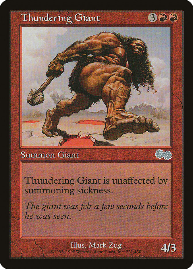 Thundering Giant [Urza's Saga] | KingTCG.ca