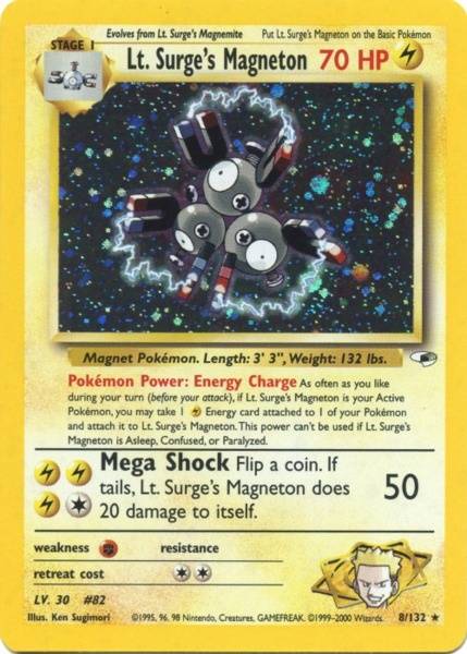 Lt. Surge's Magneton (8/132) [Gym Heroes] | KingTCG.ca