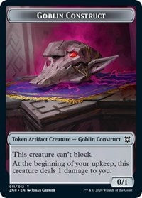 Goblin Construct // Kor Warrior Double-sided Token [Zendikar Rising Tokens] | KingTCG.ca