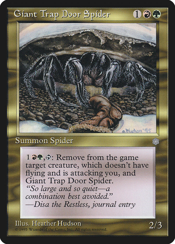 Giant Trap Door Spider [Ice Age] | KingTCG.ca