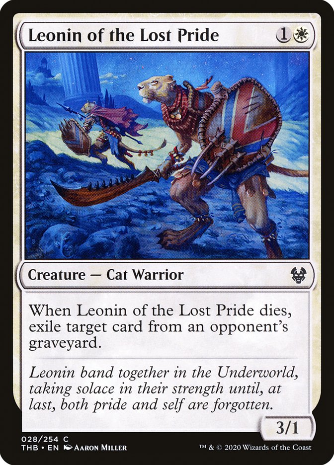 Leonin of the Lost Pride [Theros Beyond Death] | KingTCG.ca