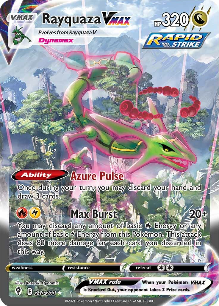 Rayquaza VMAX (218/203) [Sword & Shield: Evolving Skies] | KingTCG.ca