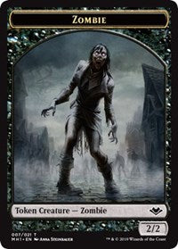 Zombie (007) // Construct (017) Double-sided Token [Modern Horizons Tokens] | KingTCG.ca