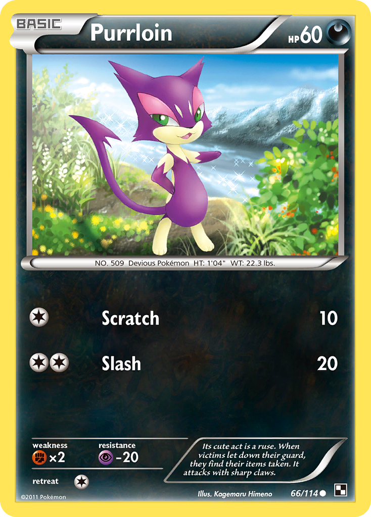 Purrloin (66/114) [Black & White: Base Set] | KingTCG.ca