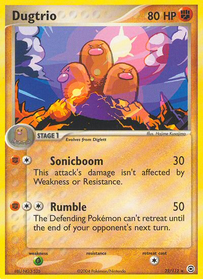 Dugtrio (22/112) [EX: FireRed & LeafGreen] | KingTCG.ca