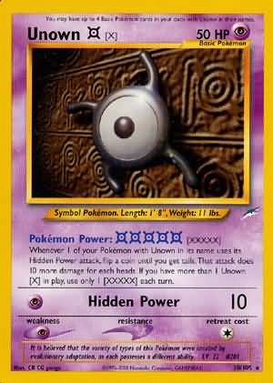 Unown [X] (30/105) [Neo Destiny] | KingTCG.ca