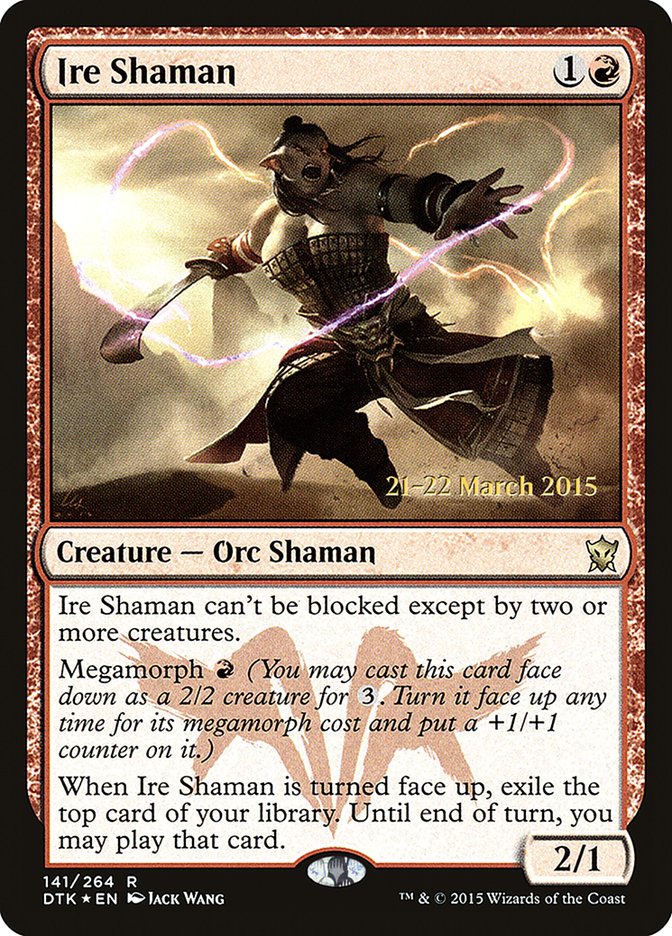 Ire Shaman [Dragons of Tarkir Promos] | KingTCG.ca