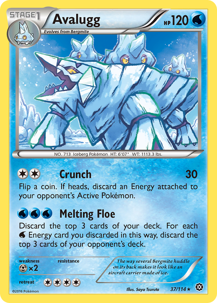 Avalugg (37/114) [XY: Steam Siege] | KingTCG.ca