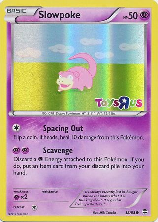 Slowpoke (32/83) (Toys R Us Promo) [XY: Generations] | KingTCG.ca