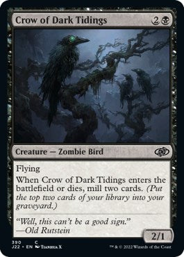 Crow of Dark Tidings [Jumpstart 2022] | KingTCG.ca