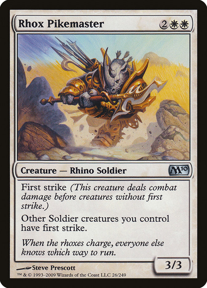 Rhox Pikemaster [Magic 2010] | KingTCG.ca