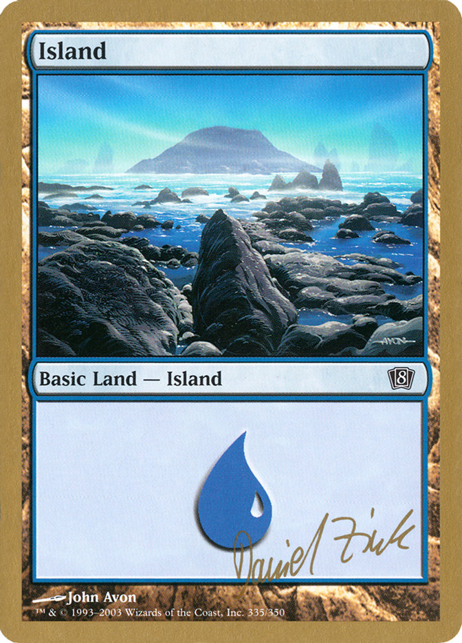 Island (dz335) (Daniel Zink) [World Championship Decks 2003] | KingTCG.ca