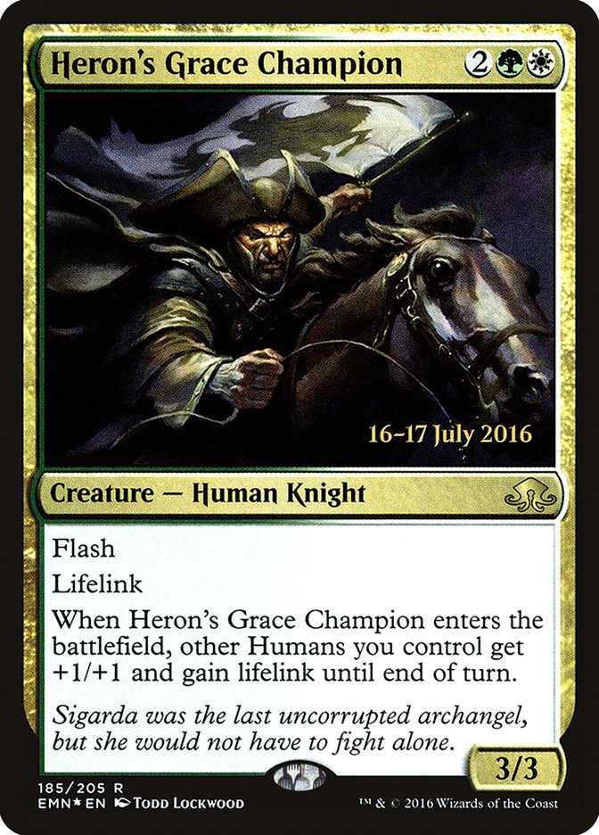 Heron's Grace Champion [Eldritch Moon Promos] | KingTCG.ca