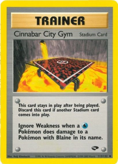 Cinnabar City Gym (113/132) [Gym Challenge] | KingTCG.ca