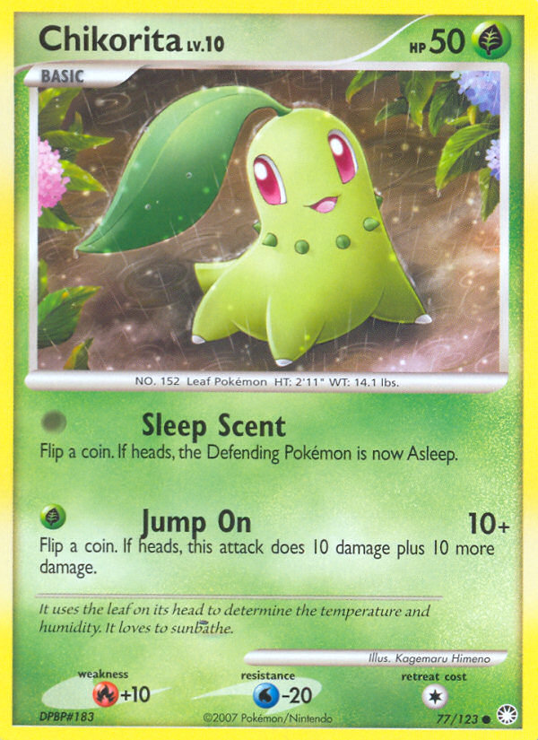 Chikorita (77/123) [Diamond & Pearl: Mysterious Treasures] | KingTCG.ca