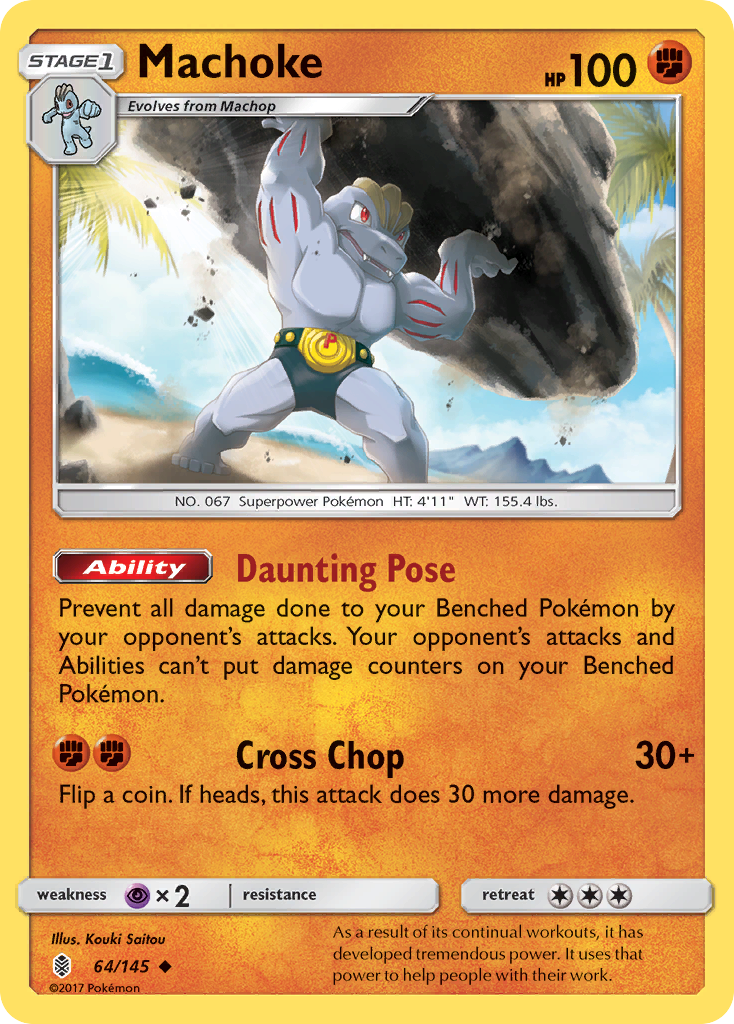 Machoke (64/145) [Sun & Moon: Guardians Rising] | KingTCG.ca