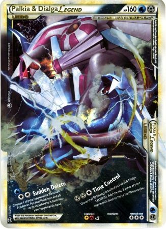 Palkia & Dialga LEGEND (101/102)  (Jumbo Card) [HeartGold & SoulSilver: Triumphant] | KingTCG.ca