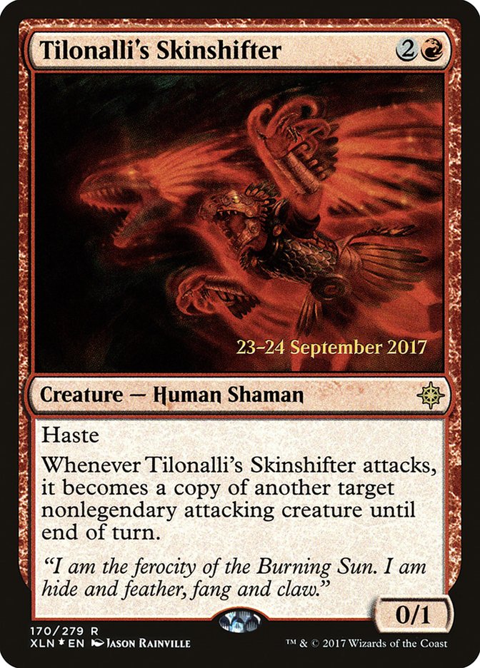 Tilonalli's Skinshifter [Ixalan Promos] | KingTCG.ca