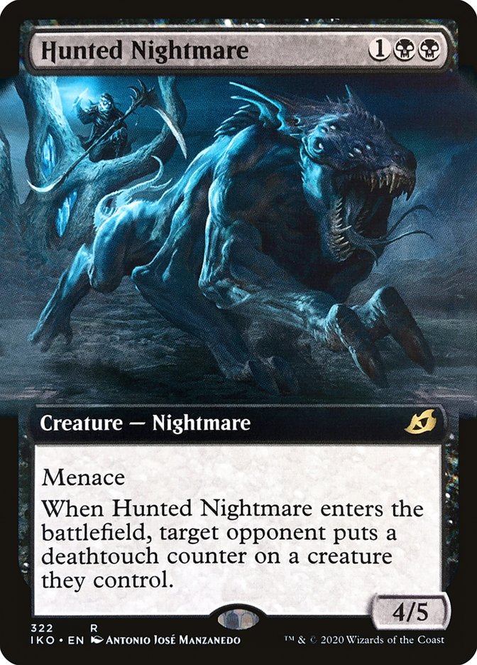 Hunted Nightmare (Extended Art) [Ikoria: Lair of Behemoths] | KingTCG.ca