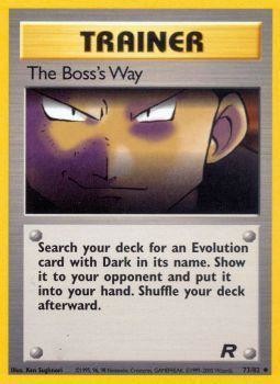 The Boss's Way (73/82) [Team Rocket] | KingTCG.ca