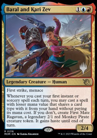 Baral and Kari Zev (Promo Pack) [March of the Machine Promos] | KingTCG.ca