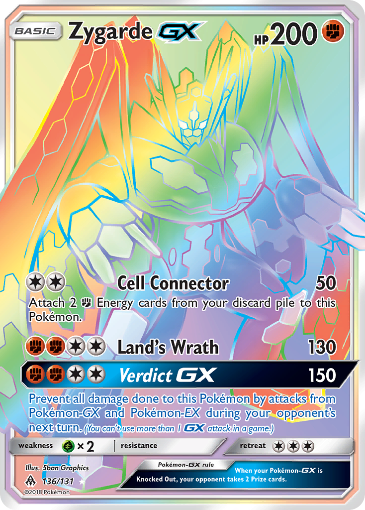 Zygarde GX (136/131) [Sun & Moon: Forbidden Light] | KingTCG.ca