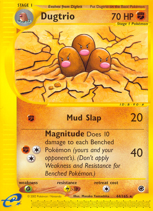 Dugtrio (44/165) [Expedition: Base Set] | KingTCG.ca