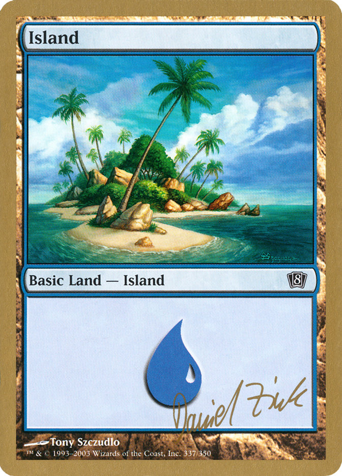 Island (dz337) (Daniel Zink) [World Championship Decks 2003] | KingTCG.ca