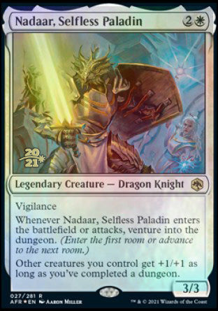 Nadaar, Selfless Paladin [Dungeons & Dragons: Adventures in the Forgotten Realms Prerelease Promos] | KingTCG.ca