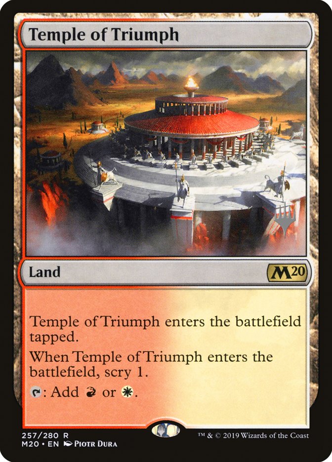 Temple of Triumph [Core Set 2020 Promos] | KingTCG.ca