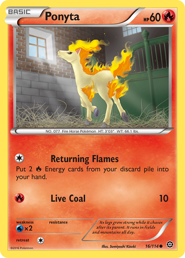 Ponyta (16/114) [XY: Steam Siege] | KingTCG.ca