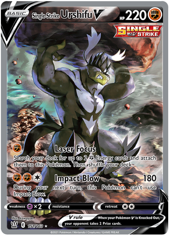 Single Strike Urshifu V (151/163) [Sword & Shield: Battle Styles] | KingTCG.ca