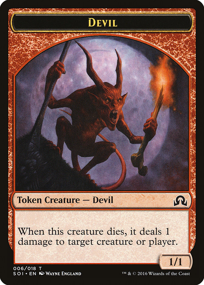 Devil [Shadows over Innistrad Tokens] | KingTCG.ca