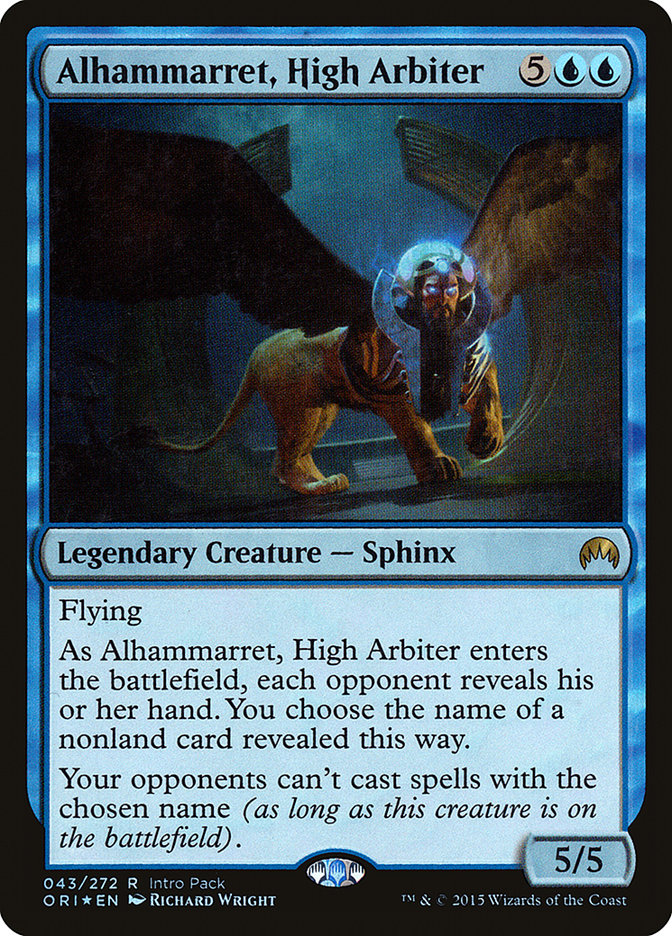 Alhammarret, High Arbiter [Magic Origins Promos] | KingTCG.ca