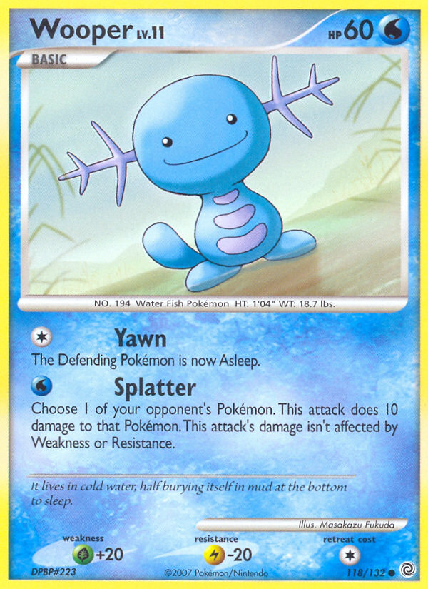 Wooper (118/132) [Diamond & Pearl: Secret Wonders] | KingTCG.ca