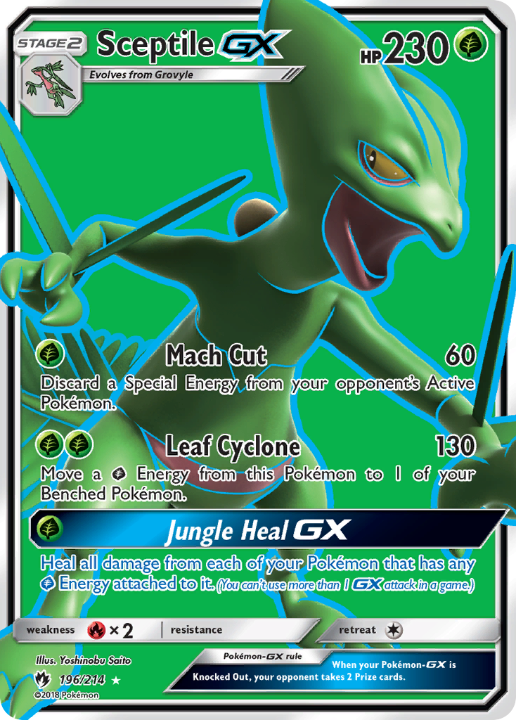 Sceptile GX (196/214) [Sun & Moon: Lost Thunder] | KingTCG.ca