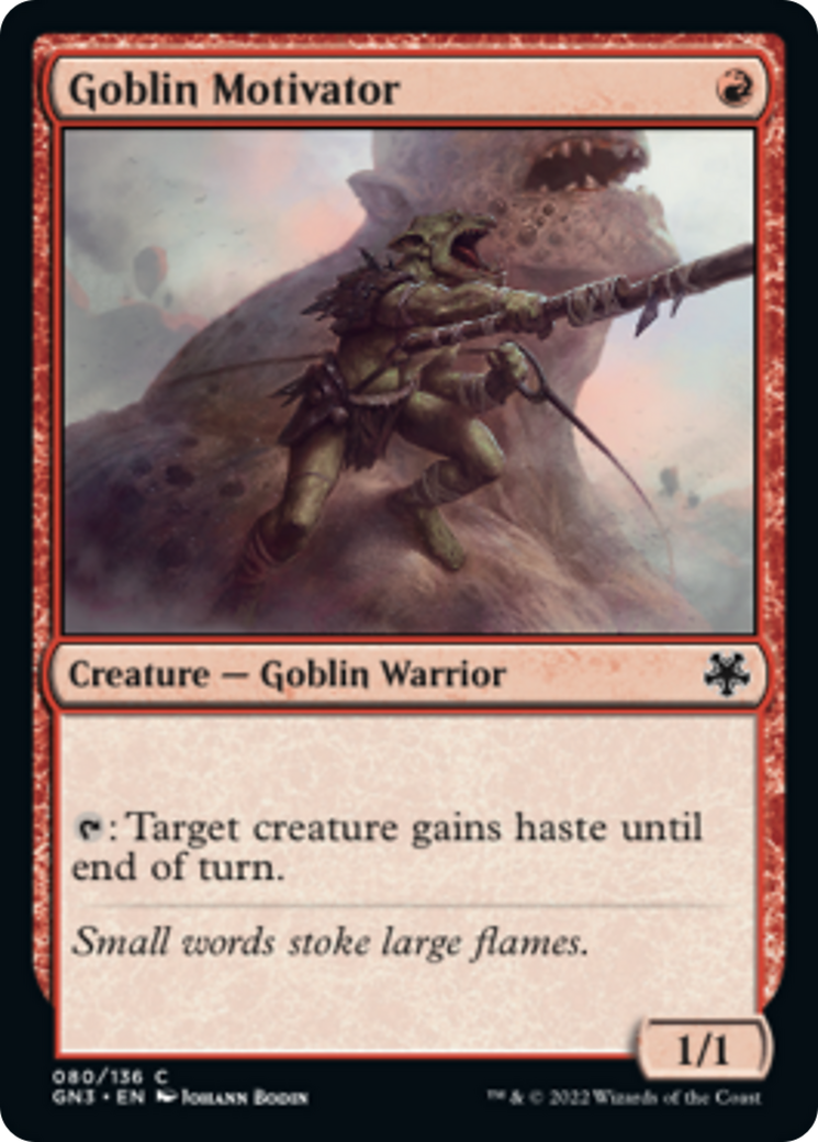 Goblin Motivator [Game Night: Free-for-All] | KingTCG.ca