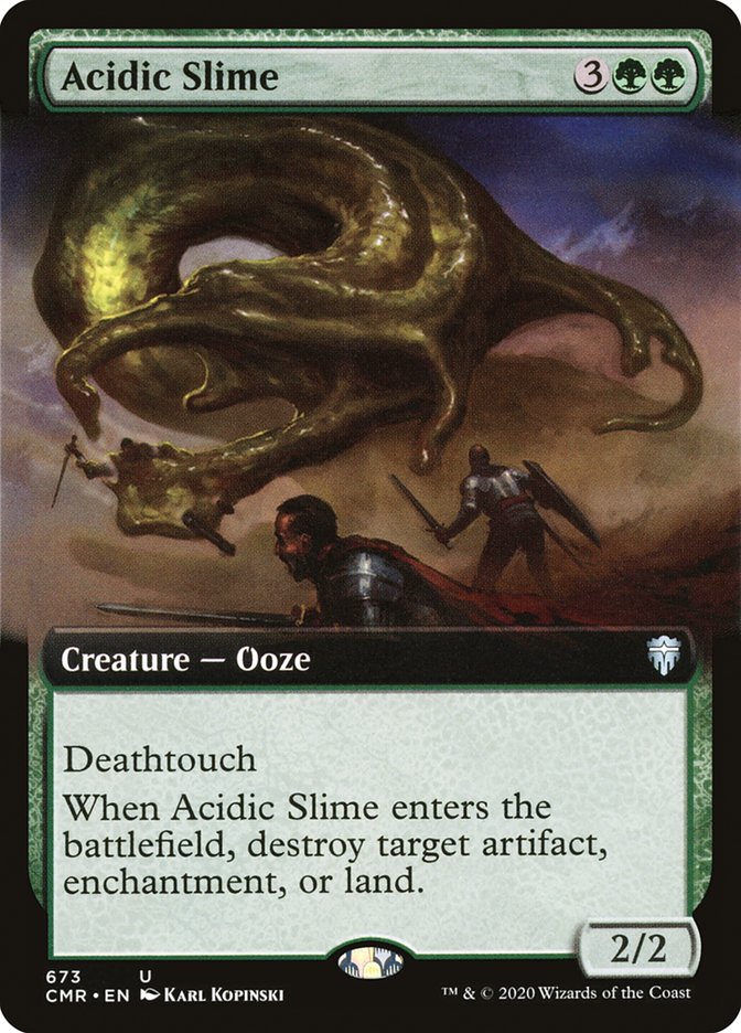 Acidic Slime (Extended Art) [Commander Legends] | KingTCG.ca