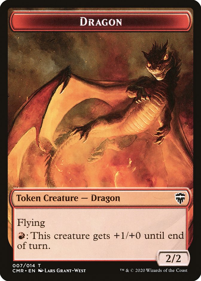 Dragon // Treasure Token [Commander Legends Tokens] | KingTCG.ca