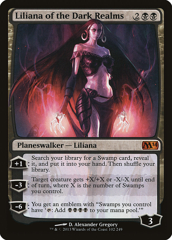 Liliana of the Dark Realms [Magic 2014] | KingTCG.ca