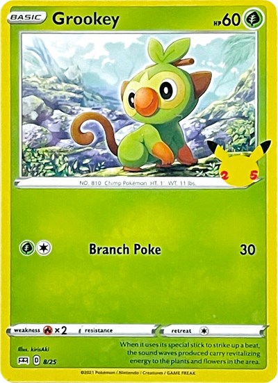 Grookey (8/25) [McDonald's 25th Anniversary] | KingTCG.ca