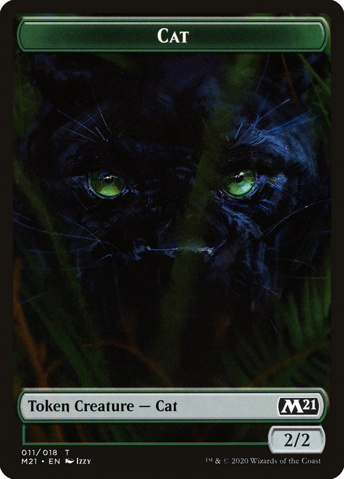 Angel // Cat (011) Double-sided Token [Core Set 2021 Tokens] | KingTCG.ca