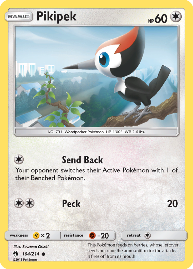 Pikipek (164/214) [Sun & Moon: Lost Thunder] | KingTCG.ca