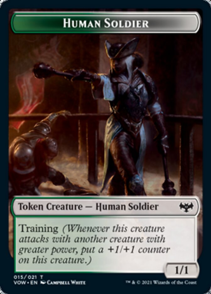 Insect // Human Soldier Double-sided Token [Innistrad: Crimson Vow Tokens] | KingTCG.ca