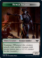 Insect // Human Soldier Double-sided Token [Innistrad: Crimson Vow Tokens] | KingTCG.ca