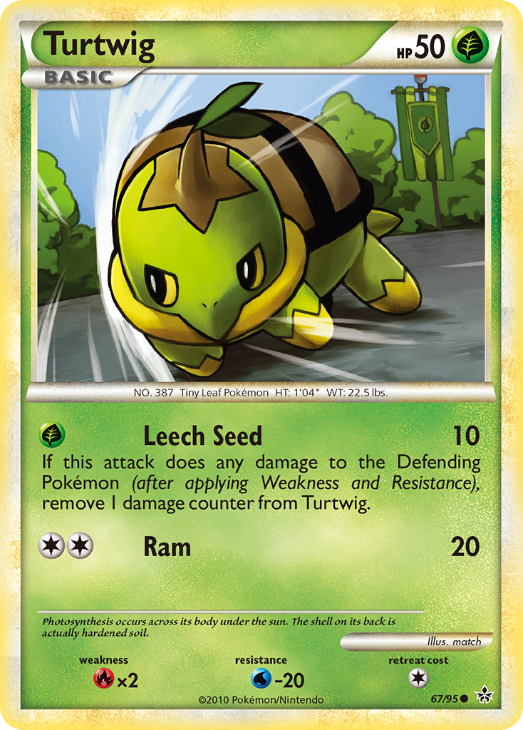 Turtwig (67/95) [HeartGold & SoulSilver: Unleashed] | KingTCG.ca