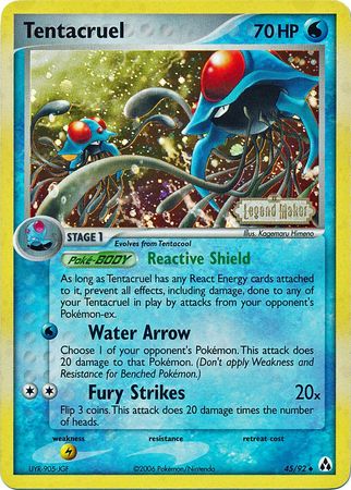 Tentacruel (45/92) (Stamped) [EX: Legend Maker] | KingTCG.ca