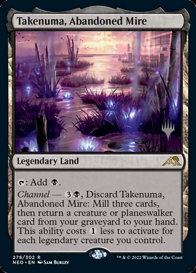 Takenuma, Abandoned Mire (Promo Pack) [Kamigawa: Neon Dynasty Promos] | KingTCG.ca